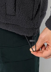 Jack Wolfskin Fleecejacke FELSLICHT Dunkelgrau/Grau/Schwarz