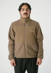 Cleptomanicx Fleecejacke Deck braun