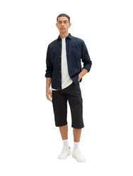 TOM TAILOR Shorts Chino Schwarz/Dunkelblau/Dunkelgrau/Grau