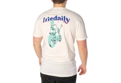 iriedaily T-Shirt High Rise Low Life offwhite