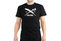 Iriedaily T-Shirt 'Daily Flag' schwarz/weiß