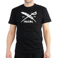 Iriedaily T-Shirt 'Daily Flag' schwarz/weiß