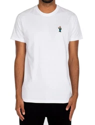 iriedaily T-Shirt Little Gnome Weiß/Orange