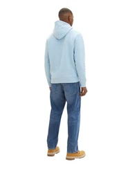 TOM TAILOR Hoodie PRINTED Blau/Hellblau