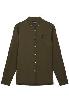 Lyle & Scott Langarmhemd mit Brusttasche 