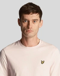 Lyle & Scott T-Shirt Plain Rosa