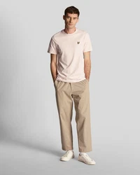 Lyle & Scott T-Shirt Plain Rosa
