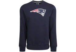 New Era Rundhalspullover NFL New England Patriots Team Logo Crew Neepat Blau/Schwarz/Dunkelblau/Hellblau