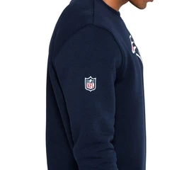 New Era Rundhalspullover NFL New England Patriots Team Logo Crew Neepat Blau/Schwarz/Dunkelblau/Hellblau