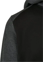 URBAN CLASSICS Rundhalspullover Urban Classics 2-Tone Fake Raglan Hoody 