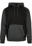 URBAN CLASSICS Rundhalspullover Urban Classics 2-Tone Fake Raglan Hoody 