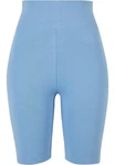 Urban Classics Damen High Waist Cycle Shorts Hellblau/Blau