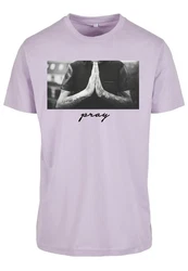 MisterTee Pray Tee Lila/Grau/Fliederfarben
