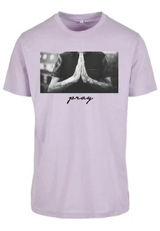 MisterTee Pray Tee Lila/Grau/Fliederfarben MisterTee Pray Tee Lila/Grau/Fliederfarben