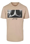 MisterTee Pray Tee Beige/Braun/Grau