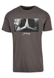 MisterTee Pray Tee Grau/Braun/Dunkelgrau/Beige