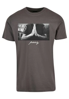 MisterTee Pray Tee Grau/Braun/Dunkelgrau/Beige MisterTee Pray Tee Grau/Braun/Dunkelgrau/Beige