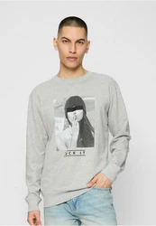 MisterTee Rundhalspullover Herren Fuck It 2.0 Crewneck Grau/Schwarz/Rosa