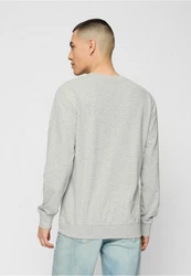 MisterTee Rundhalspullover Herren Fuck It 2.0 Crewneck Grau/Schwarz/Rosa