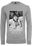 MisterTee Rundhalspullover Herren Fuck It 2.0 Crewneck Grau/Schwarz/Rosa