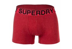 Superdry Herren Boxershorts TRUNK TRIPLE PACK Rot/Schwarz/Grau