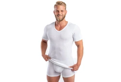 HERMKO Unterziehshirt Herren V-Ausschnitt 554880