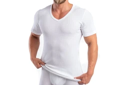 HERMKO Unterziehshirt Herren V-Ausschnitt 554880