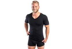 HERMKO Unterziehshirt Herren V-Ausschnitt 554880