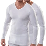 HERMKO Unterziehshirt 164680 V-Ausschnitt Herren 2er Pack 164680