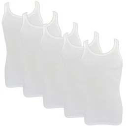 Unterhemd 3018 5er Pack Herren Classic Unterhemd Doppelripp aus Bio-Baumwolle