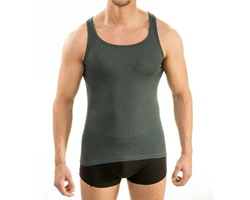HERMKO Achselhemd Funktionsunterwäsche Unterhemd 63000 Dunkelgrün/Grün/Khaki