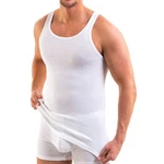 HERMKO Herren Unterhemd 16000 Creme/Weiß