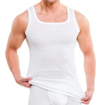 HERMKO Unterhemd Herren Tank Top 16025 Creme/Weiß