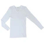 HERMKO Unterziehshirt Herren langarm mit V-Ausschnitt 164680
