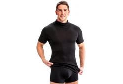 HERMKO Unterziehshirt 2er Pack Rollkragen Shirt Herren (16855) 16855
