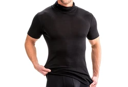 HERMKO Unterziehshirt 2er Pack Rollkragen Shirt Herren (16855) 16855