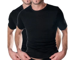 HERMKO Unterziehshirt 2er Pack Herren Business kurzarm Unterhemd 16800