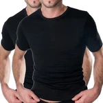 HERMKO Unterziehshirt 2er Pack Herren Business kurzarm Unterhemd 16800