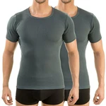 HERMKO Unterziehshirt 2er Pack Herren Business kurzarm Unterhemd 16800