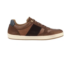 Pantofola d'Oro Palermo Uomo Low Sneaker Braun/Dunkelbraun/Dunkelrot