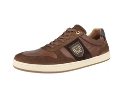 Pantofola d'Oro Palermo Uomo Low Sneaker Braun/Dunkelbraun/Dunkelrot