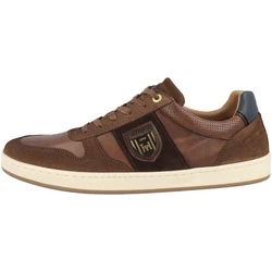 Pantofola d'Oro Palermo Uomo Low Sneaker Braun/Dunkelbraun/Dunkelrot