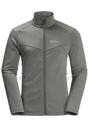 Jack Wolfskin Fleecejacke FORTBERG FZ Dunkelgrau/Grau/Hellgrau