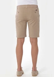 ORGANICATION Chinohose Men's Garment Dyed Slim Fit Shorts Beige