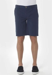 ORGANICATION Chinohose Men's Garment Dyed Jogger Fit Shorts Navy