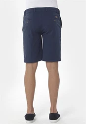ORGANICATION Chinohose Men's Garment Dyed Jogger Fit Shorts Navy
