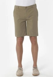 ORGANICATION Chinohose Men's Garment Dyed Jogger Fit Shorts oliv