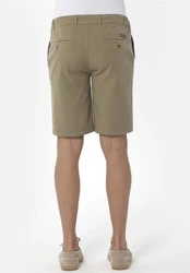 ORGANICATION Chinohose Men's Garment Dyed Jogger Fit Shorts oliv