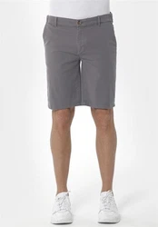 ORGANICATION Chinohose Men's Garment Dyed Jogger Fit Shorts Shadow