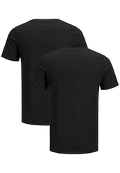 Jack & Jones T-Shirt JJECORP LOGO Print Kurzarm 2-er Stck Pack (3661) Schwarz (3661)